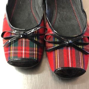 Plaid Ballet Flats